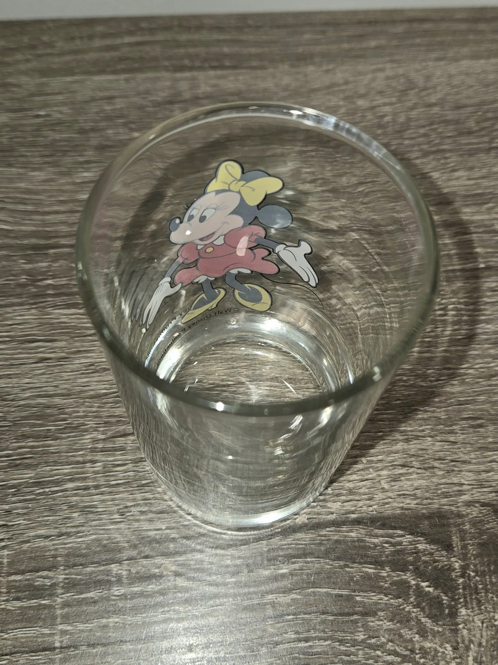 Walt Disney Productions Vintage Minnie Small Juice Glass 4